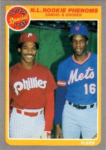 #634 Juan Samuel / Dwight Gooden - Philadelphia Phillies / New York Mets - 1985 Fleer Baseball