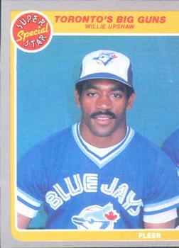 #635 Willie Upshaw - Toronto Blue Jays - 1985 Fleer Baseball