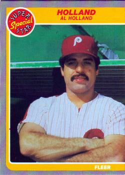 #637 Al Holland - Philadelphia Phillies - 1985 Fleer Baseball