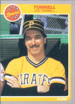 #638 Lee Tunnell - Pittsburgh Pirates - 1985 Fleer Baseball