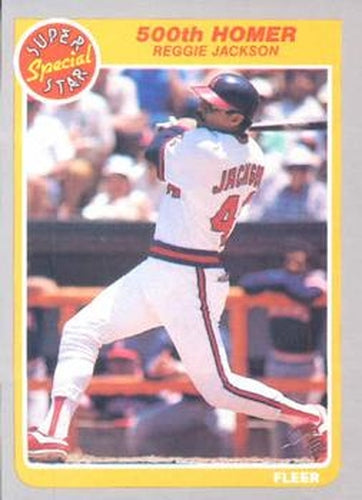 #639 Reggie Jackson - California Angels - 1985 Fleer Baseball
