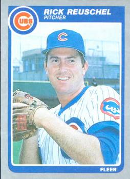 #63 Rick Reuschel - Chicago Cubs - 1985 Fleer Baseball