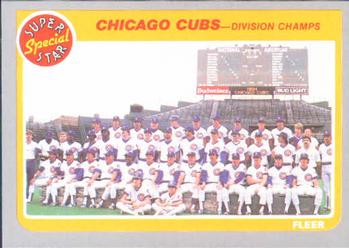 #642 Cubs Team Photo - Chicago Cubs - 1985 Fleer Baseball
