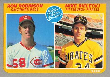 #650 Ron Robinson / Mike Bielecki - Cincinnati Reds / Pittsburgh Pirates - 1985 Fleer Baseball