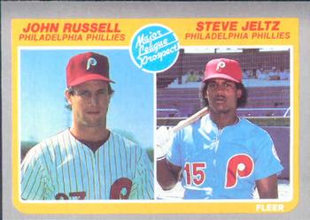 #653 John Russell / Steve Jeltz - Philadelphia Phillies - 1985 Fleer Baseball