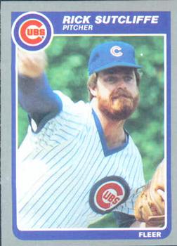 #69 Rick Sutcliffe - Chicago Cubs - 1985 Fleer Baseball