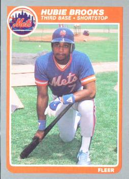 #74 Hubie Brooks - New York Mets - 1985 Fleer Baseball
