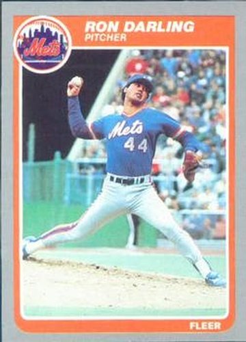 #76 Ron Darling - New York Mets - 1985 Fleer Baseball