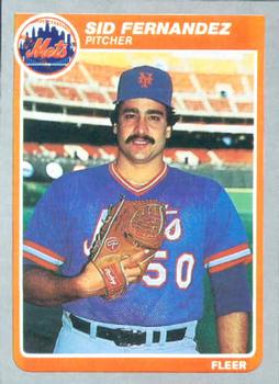 #77 Sid Fernandez - New York Mets - 1985 Fleer Baseball