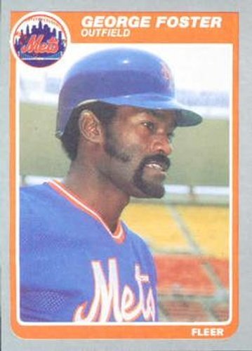 #79 George Foster - New York Mets - 1985 Fleer Baseball