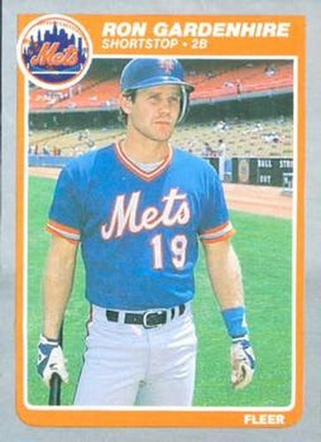 #81 Ron Gardenhire - New York Mets - 1985 Fleer Baseball