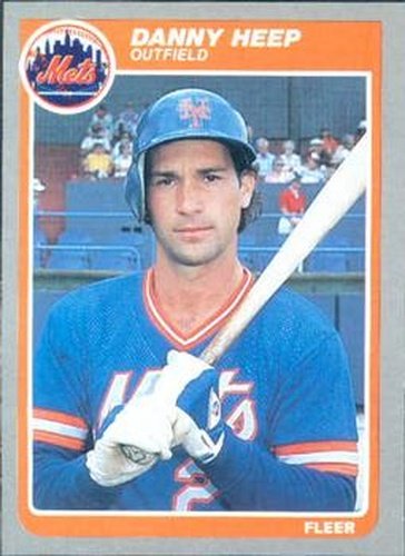 #84 Danny Heep - New York Mets - 1985 Fleer Baseball