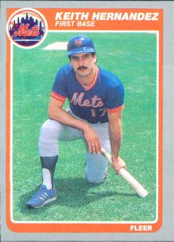 #85 Keith Hernandez - New York Mets - 1985 Fleer Baseball