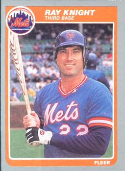 #86 Ray Knight - New York Mets - 1985 Fleer Baseball
