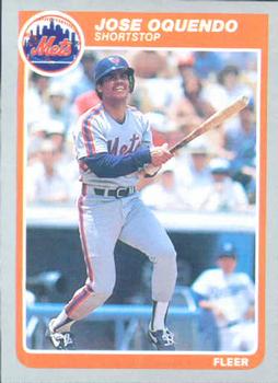 #88 Jose Oquendo - New York Mets - 1985 Fleer Baseball
