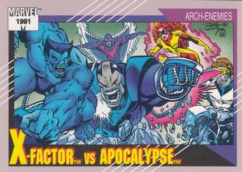 #101 X-Factor vs. Apocalypse - 1991 Impel Marvel Universe Series II
