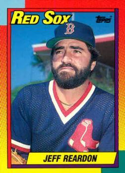#101T Jeff Reardon - Boston Red Sox - 1990 Topps Traded Baseball