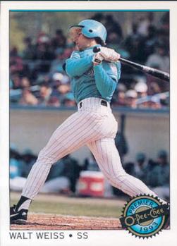 #101 Walt Weiss - Florida Marlins - 1993 O-Pee-Chee Premier Baseball