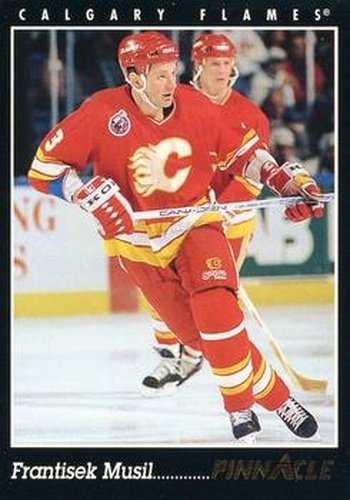 #101 Frank Musil - Calgary Flames - 1993-94 Pinnacle Hockey