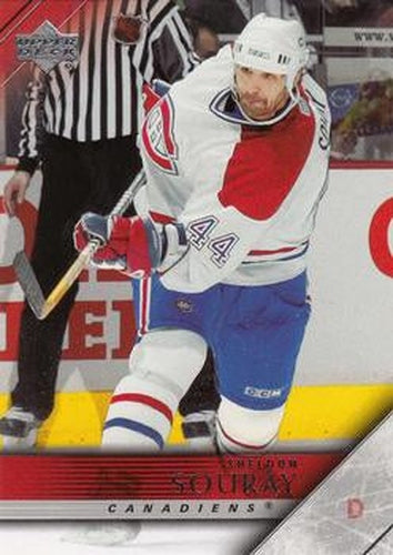 #101 Sheldon Souray - Montreal Canadiens - 2005-06 Upper Deck Hockey
