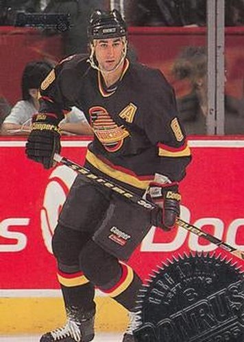 #101 Greg Adams - Vancouver Canucks - 1994-95 Donruss Hockey
