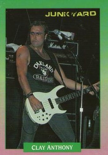 #101 Clay Anthony - 1991 Brockum Rock Cards