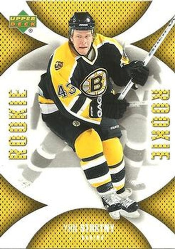 #101 Yan Stastny - Boston Bruins - 2006-07 Upper Deck Mini Jersey Hockey