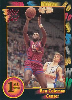 #101 Ben Coleman - Maryland Terrapins - 1991-92 Wild Card Basketball