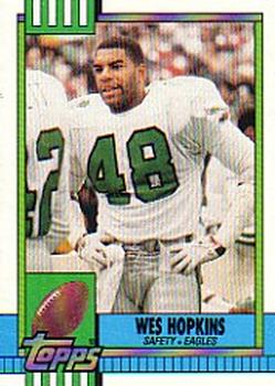 #101 Wes Hopkins - Philadelphia Eagles - 1990 Topps Football