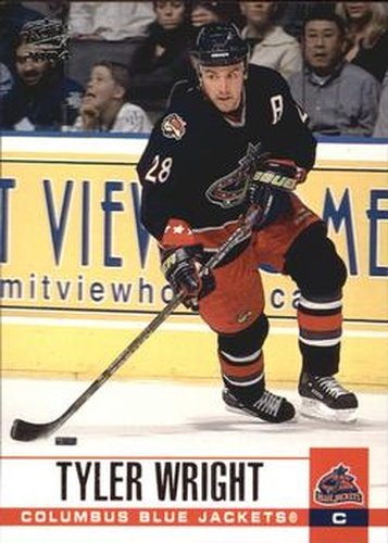#101 Tyler Wright - Columbus Blue Jackets - 2003-04 Pacific Hockey
