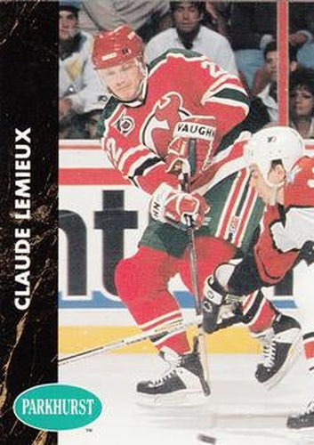 #101 Claude Lemieux - New Jersey Devils - 1991-92 Parkhurst Hockey