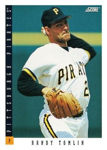 #101 Randy Tomlin - Pittsburgh Pirates - 1993 Score Baseball