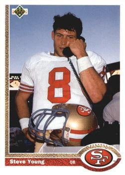 #101 Steve Young - San Francisco 49ers - 1991 Upper Deck Football
