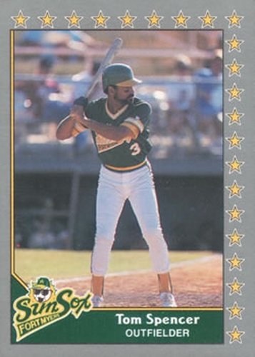 #101 Tom Spencer - Fort Myers Sun Sox - 1990 Pacific Senior League Baseball
