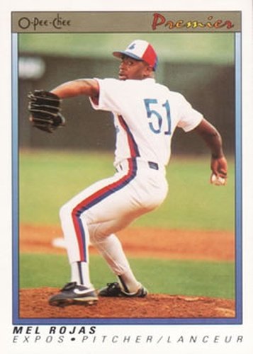 #101 Mel Rojas - Montreal Expos - 1991 O-Pee-Chee Premier Baseball