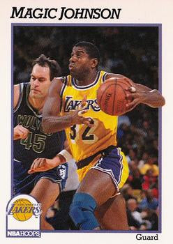 #101 Magic Johnson - Los Angeles Lakers - 1991-92 Hoops Basketball
