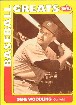 #101 Gene Woodling - New York Yankees - 1991 Swell Baseball Greats