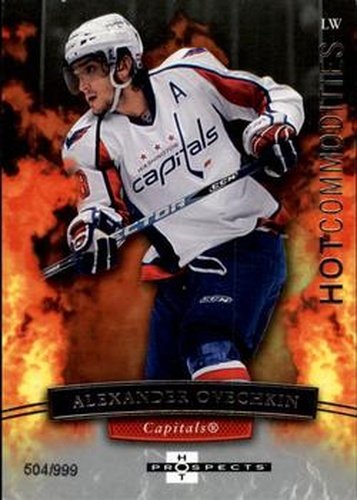 #101 Alexander Ovechkin - Washington Capitals - 2007-08 Fleer Hot Prospects Hockey
