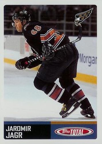 #101 Jaromir Jagr - Washington Capitals - 2002-03 Topps Total Hockey