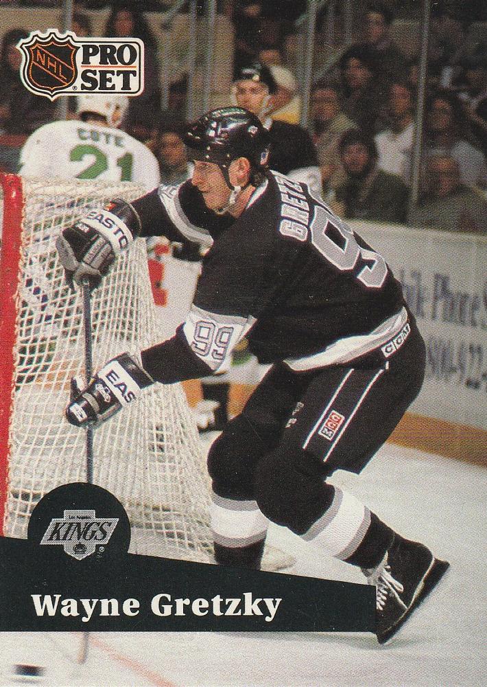 #101 Wayne Gretzky - 1991-92 Pro Set Hockey