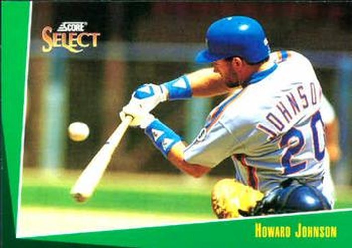 #101 Howard Johnson - New York Mets - 1993 Select Baseball