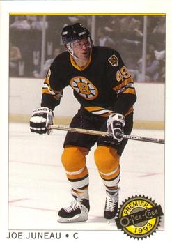 #101 Joe Juneau - Boston Bruins - 1992-93 O-Pee-Chee Premier Hockey