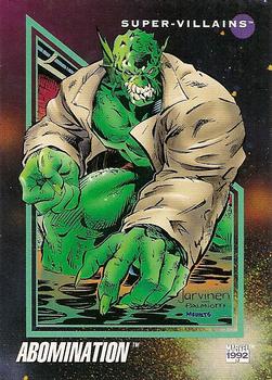 #101 Abomination - 1992 Impel Marvel Universe
