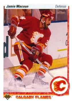 #101 Jamie Macoun - Calgary Flames - 1990-91 Upper Deck Hockey