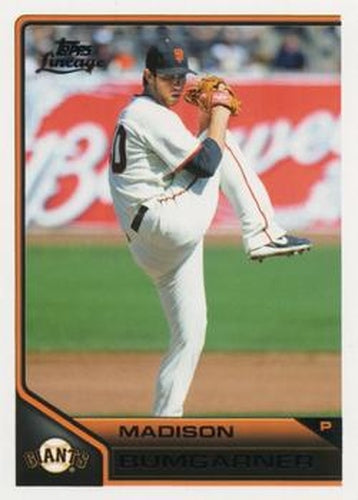 #101 Madison Bumgarner - San Francisco Giants - 2011 Topps Lineage Baseball