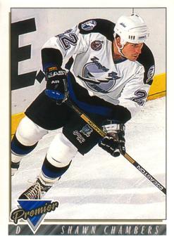 #101 Shawn Chambers - Tampa Bay Lightning - 1993-94 O-Pee-Chee Premier Hockey