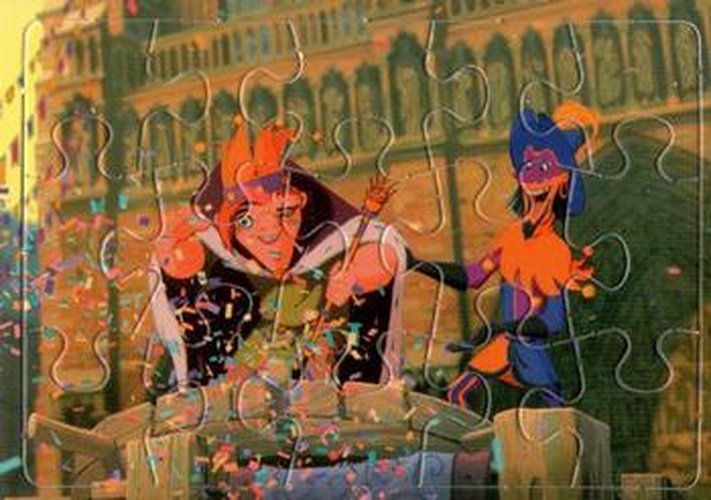 #101 Quasimodo crowned King of Fools - 1996 Skybox Hunchback of Notre Dame