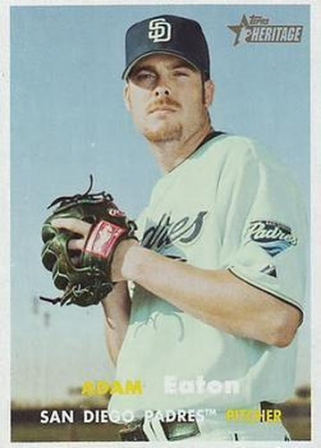 #101 Adam Eaton - San Diego Padres - 2006 Topps Heritage Baseball