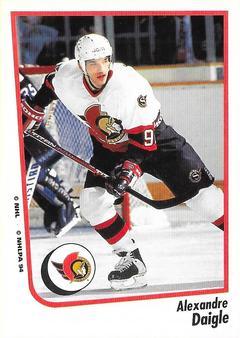 #101 Alexandre Daigle - Ottawa Senators - 1994-95 Panini Hockey Stickers