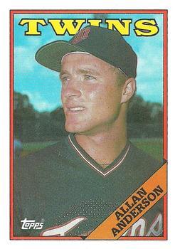#101 Allan Anderson - Minnesota Twins - 1988 Topps Baseball